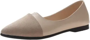 Aniywn Women's Pointed Toe Slip On Comfort Loafer Flat Comfortable Driving Office Loafer Shoes Ballet Flats