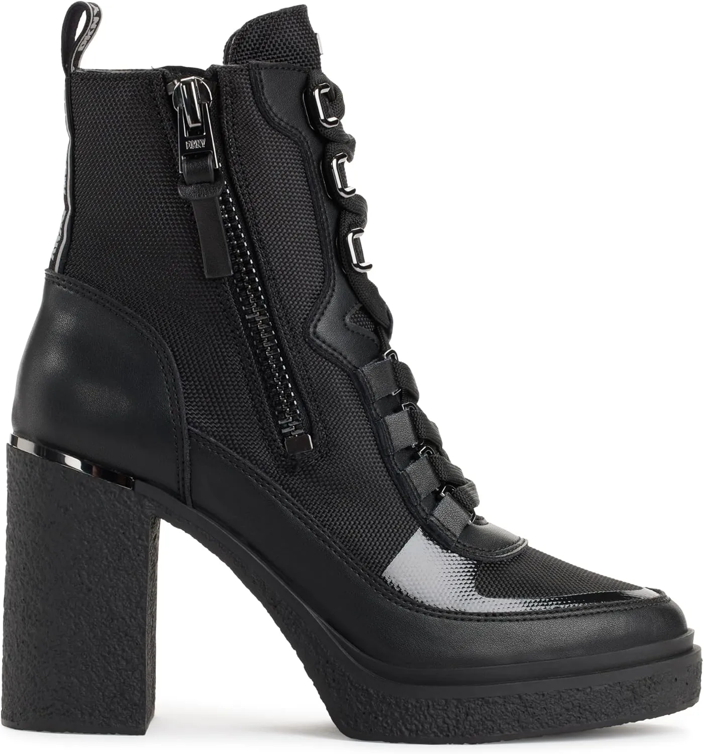 DKNY Women's Toia-Lace Up Boot Combat