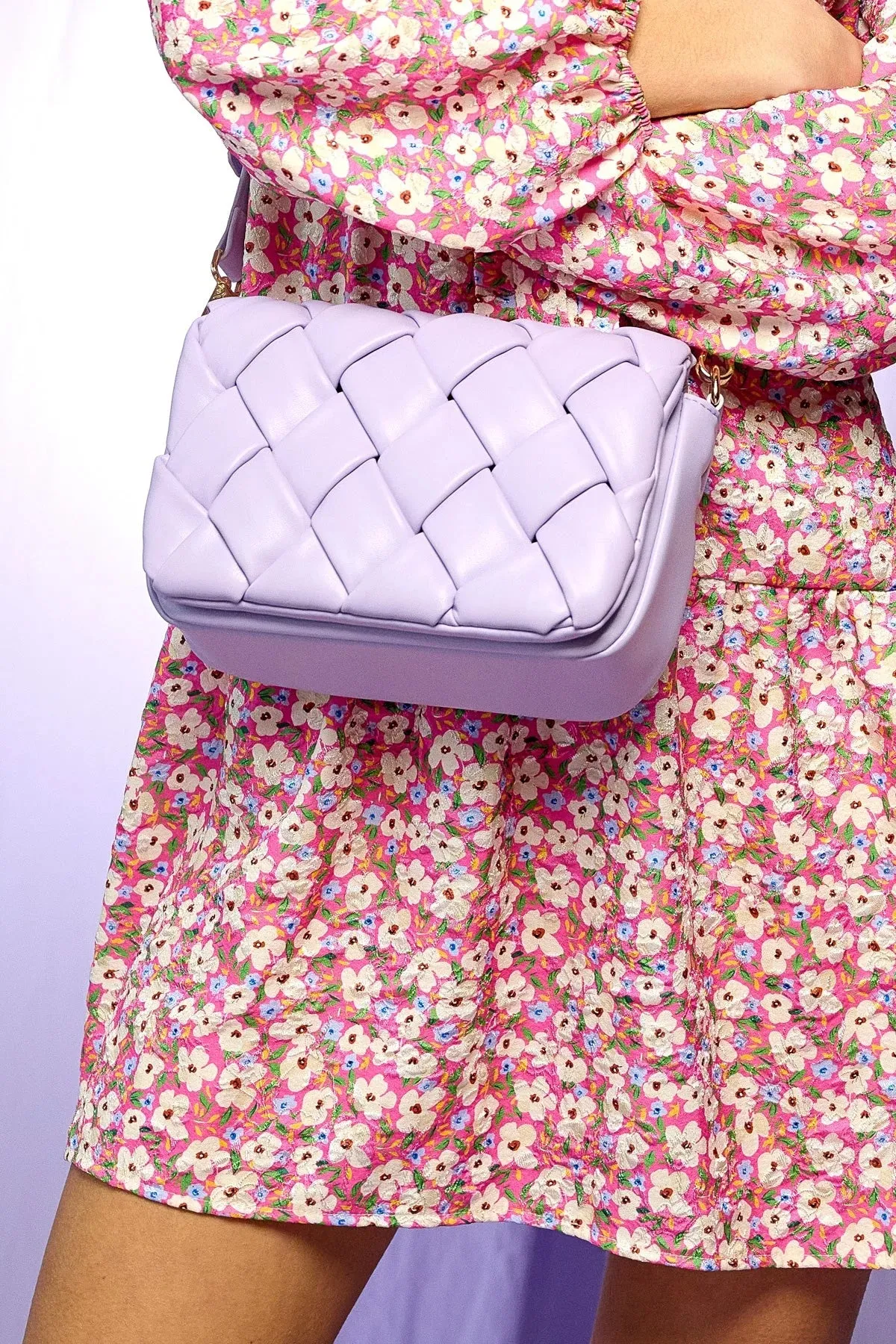 Florentina Ruffle Dress - Pink Flower