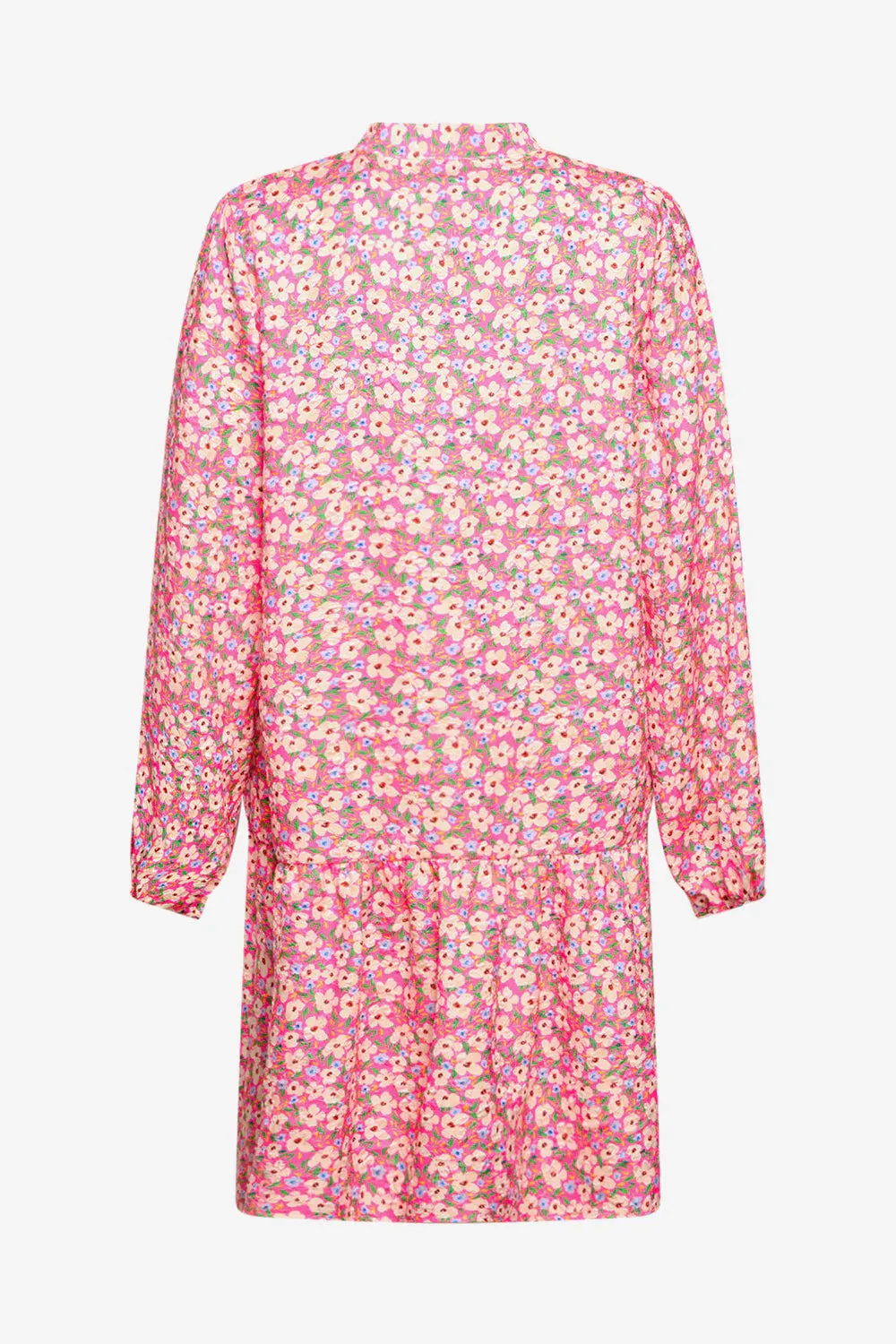 Florentina Ruffle Dress - Pink Flower