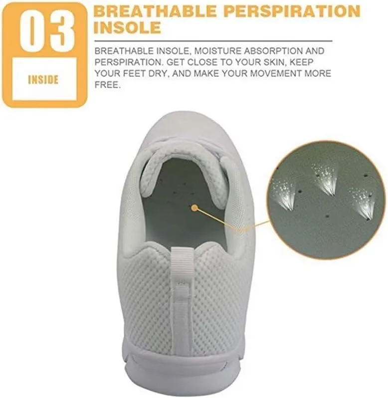 Jeiento St. Patrick's Day Shoes for Women Running Shoes for Men Teenager Green Leaf Pattern Shoes Mesh Gym Sports Shoes for Party Fashion Sneakers Hiking Walking DailyShoes