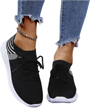 Masbird Sneakers for Women Walking Shoes Platform Lightweight Hollow Slip On Running Athletic Tennis Wide Width Sneakers