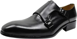 Santimon Men's Loafers Slip On Dress Casual Business Shoes Genuine Leather Comfortable Driving Buckle Loafer Fashion Prom Wedding Formal Tuexdo Moccasins Zapatos Hombre