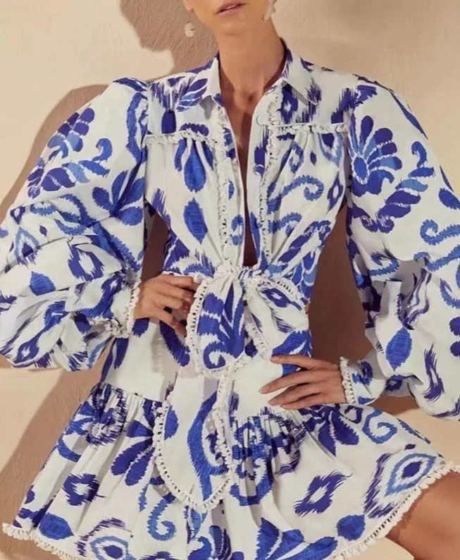 TastyHottie - ROSAMONDE TOP & SKIRT SET